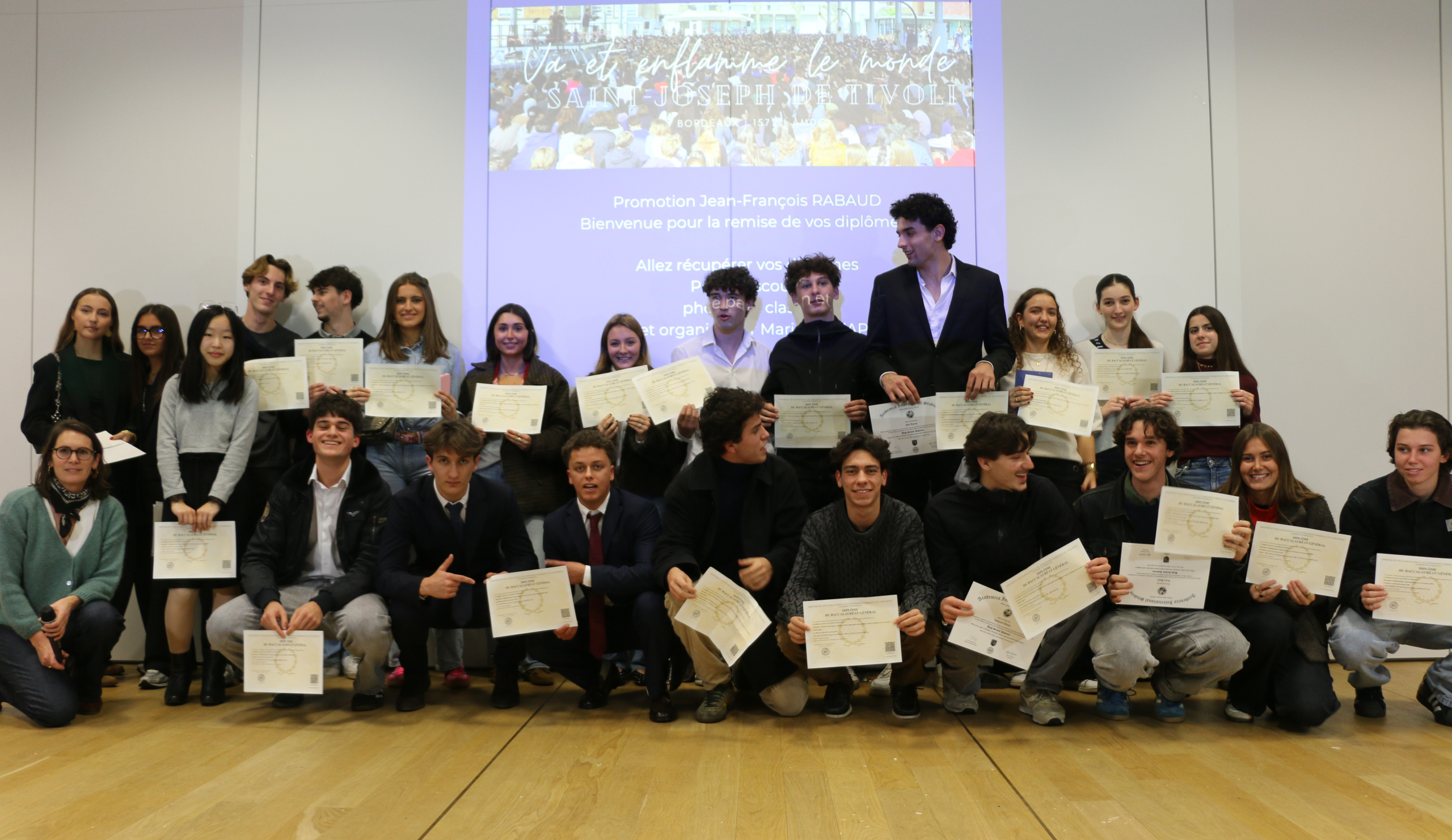 Nos Terminales sont de retour pour la remise du baccalauréat